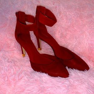 Deep red Calvin Klein heel
